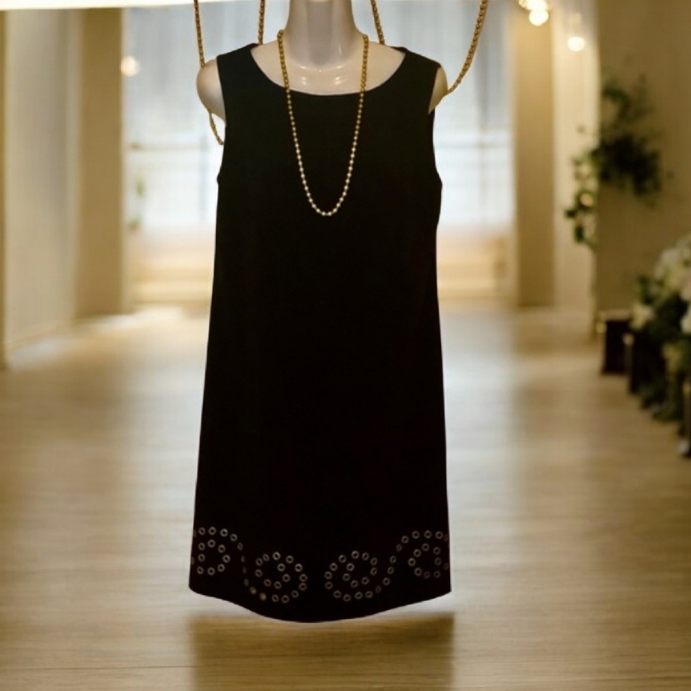 Jones Of Ny Black Dress Sleeveless Size (8) In Excellant Shape